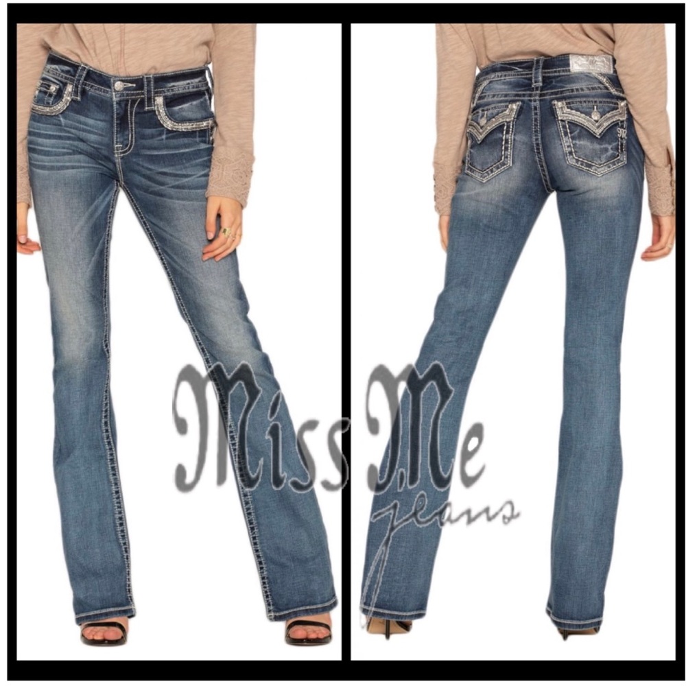 NWT Miss Me Chloe Bootcut Jeans 30x34